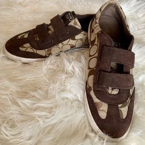 COACH Priya Velcro Low Top Sneakers